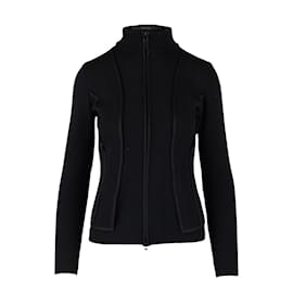 Autre Marque-Terre Alte Zippered Sweater-Black