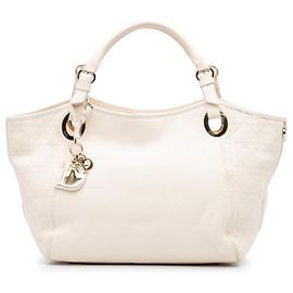 Cabas Dior Cannage Bee blanc Blanc