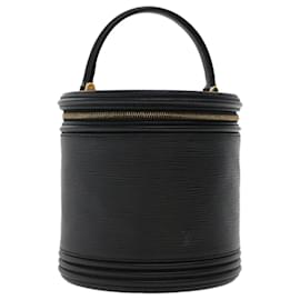 Louis Vuitton-LOUIS VUITTON Epi Cannes Hand Bag Black M48032 LV Auth yb214-Black