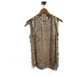 Givenchy-GIVENCHY Top T.fr 36 silk-Beige