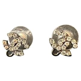 Chanel-CC earrings-Black