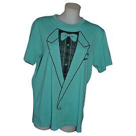 Off White Camisetas Preto Turquesa