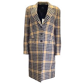 Paul Smith Beige / yellow / Black Check Epsom Wool Coat Multiple colors