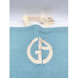 Giorgio Armani-GIORGIO ARMANI  Handbags T.  cloth-Blue
