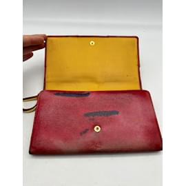 Dior-DIOR Portafogli T.  Leather-Rosso