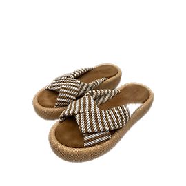Autre Marque Non Signé / Unsigned mules & clogs T.EU 40 Cloth Beige