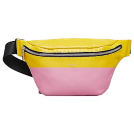Fendi-Fendi Yellow Selleria Belt Bag-Yellow