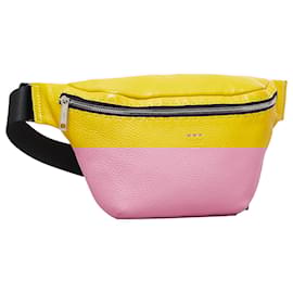 Fendi-Fendi Yellow Selleria Belt Bag-Yellow