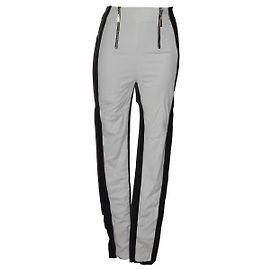 Mangano slim pant Black White