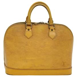 Louis Vuitton-LOUIS VUITTON Epi Alma Hand Bag Tassili Yellow M52149 LV Auth 46438-Other