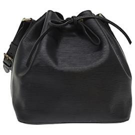 Louis Vuitton-LOUIS VUITTON Epi Petit Noe Shoulder Bag Black M44102 LV Auth 46774-Black