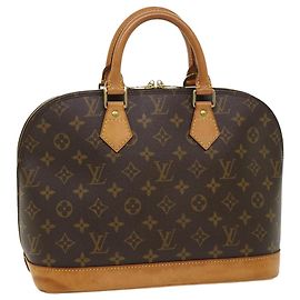 Bolsa de mão M LOUIS VUITTON com monograma Alma M51130 LV Auth bs6554 Monograma