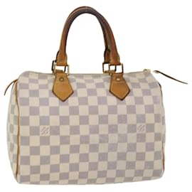 Louis Vuitton-Louis Vuitton Damier Azur Speedy 25 Hand Bag N41534 Auth LV 46346-Autre