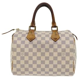 Louis Vuitton-Louis Vuitton Damier Azur Speedy 25 Hand Bag N41534 Auth LV 46346-Autre