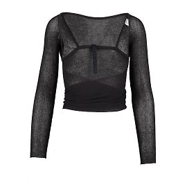 Autre Marque Cardigan amarrado Cora Groppo Preto