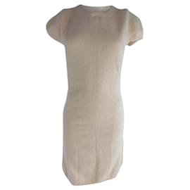 Balenciaga-Balenciaga Mohair Wool Dress-Beige