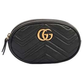 Gucci-GUCCI  Handbags   leather-Black