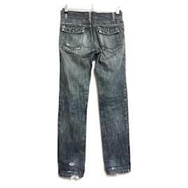 Comme Des Garcons-Gerade zerrissene Jeans von Comme des Garcons-Blau,Dunkelblau