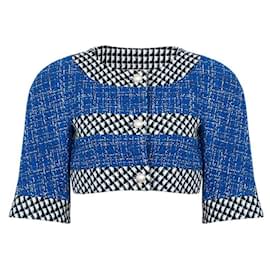 Chanel-Giacca da passerella in tweed dal taglio caldo-Multicolore
