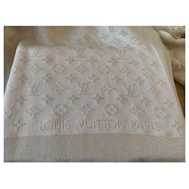 Louis Vuitton-Tela Louis Vuitton Monogram Shine-Beige