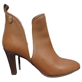 Chloé leather ankle boots light brown size 40 Light brown