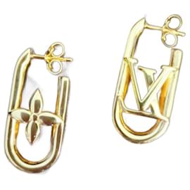 Louis Vuitton LOUISVUITTON Size:-MP2993 Collier LV Edge Cadena Gold Necklace