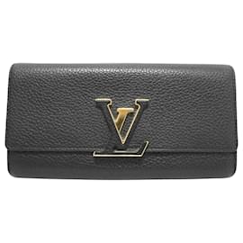 Louis Vuitton-Louis Vuitton Portefeuille capucines-Black