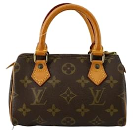 Louis Vuitton-Louis Vuitton Mini Speedy-Marrom