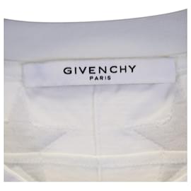 Givenchy-Givenchy Star Applique T-shirt in White Cotton-White