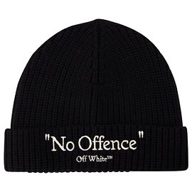 Gorro Wo No Offense - Off White - Lã - Preto/Off white Preto