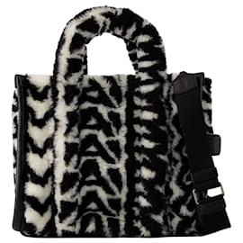 Marc Jacobs-The Medium Tote  - Marc Jacobs - Synthetic - Black/ivory-Black