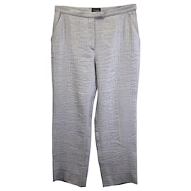 Giorgio Armani-Giorgio Armani Pants in Grey Silk-Grey