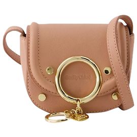 Borsa a tracolla Mara - See By Chloé - Pelle - Rosa caffè Rosa