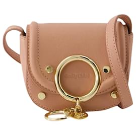 See by Chloé-Mara Crossbody - See By Chloé - Leather - Coffee Pink-Pink