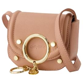See by Chloé-Mara Crossbody - See By Chloé - Leather - Coffee Pink-Pink
