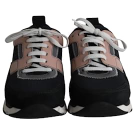 Marni-Marni Chunky Sneakers in Multicolor Suede-Other,Python print