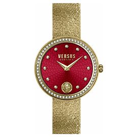 Reloj Versus Versace Lea con correa de cristal Dorado Metálico