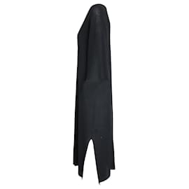 Joseph-Vestido túnica de punto Joseph en algodón negro-Negro