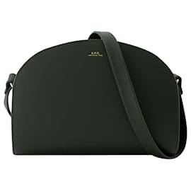 Demi-Lune Bag- A.P.C. - Leather - Green