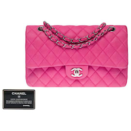 Chanel-Sac Chanel Timeless/Clásico en cuero rosa - 101269-Rosa