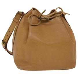 Louis Vuitton-LOUIS VUITTON Epi Petit Noe Shoulder Bag Winnipeg Beige M44106 LV Auth 47036-Other