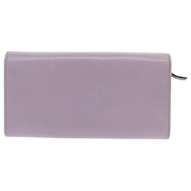 Gucci-GUCCI Swing Wallet Leather Purple 310021 Auth am4638-Purple