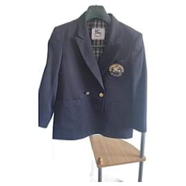 Burberry-Blazer for 1first in class at Bedford,Brentwood,Fulham School then... ENArque-Dark blue