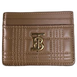 Burberry Jessie Red Leather Card Holder With Chain