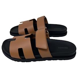 Hermès-Men Sandals-Light brown