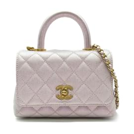 Chanel-2022 Extra Mini Coco Handle Bag AS2215-Pink