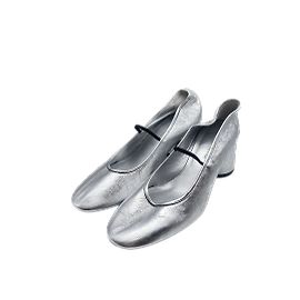Khaite Heels T.EU 40 Leder Silber
