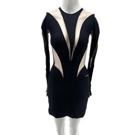 Thierry Mugler MUGLER Kleider T.fr 36 Polyester Schwarz