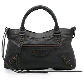 Balenciaga Noir Motocross Classique Première Noir