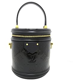 Louis Vuitton-Louis Vuitton Black Monogram Vernis Cannes-Black